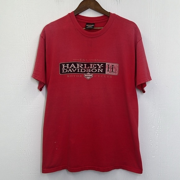Harley Davidson - Low Country Charlestown South Carolina Faded Out T Shirt Large - Picture 8 of 13